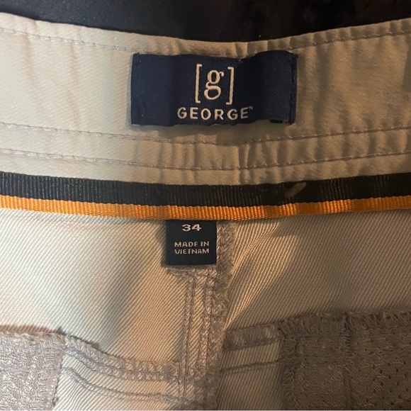 Men George Performance Cargo Stretch UPF 30 Shorts size 34 - Picture 3 of 5